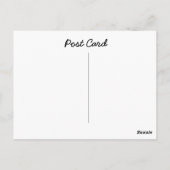 Spoon pencil drawing postcard briefkaart (Achterkant)