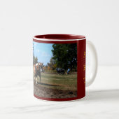 Spoon River Days 2008 Art Tweekleurige Koffiemok (Voorkant rechts)