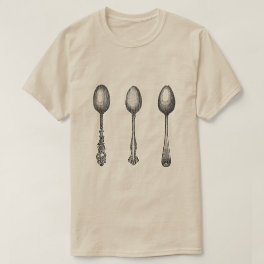 Spoon Theory ~ extra lepels voor spionnen! T-shirt (Design voorkant)