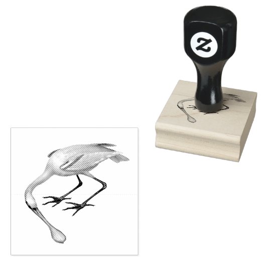 Spoonbill Birds  illustraties Rubberstempel (Gestempeld)