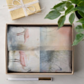 Spoonbill Collage 1 Decoupage Papier (Geschenk)