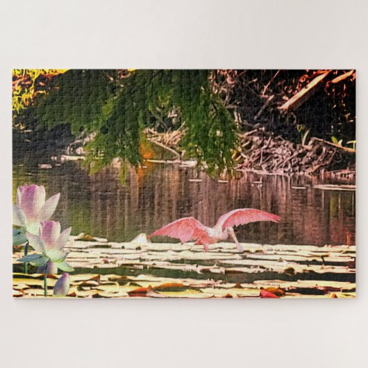 Spoonbill Legpuzzel (Horizontaal)