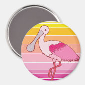 Spoonbill Magnet (Voorkant / Achterkant)