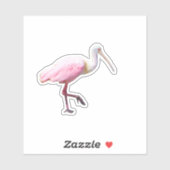 Spoonbill Vinyl Sticker (Vel)