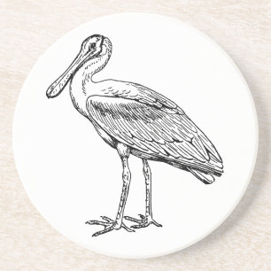 Spoonbill Zandsteen Onderzetter