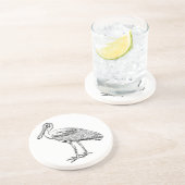 Spoonbill Zandsteen Onderzetter (Zijkant)