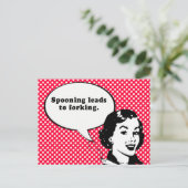 SPOONEN LEIDEN TOT VERVORMING BRIEFKAART (Staand voorkant)