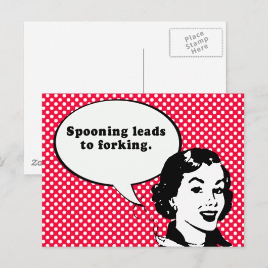 SPOONEN LEIDEN TOT VERVORMING BRIEFKAART (Voorkant / Achterkant)