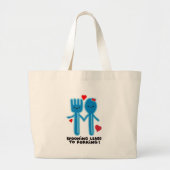 SPOONEN LEIDEN TOT VERVORMING GROTE TOTE BAG (Voorkant)