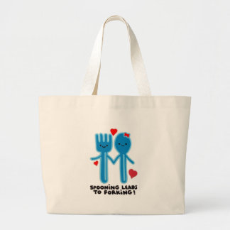 SPOONEN LEIDEN TOT VERVORMING GROTE TOTE BAG