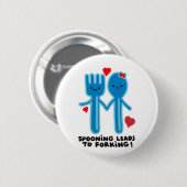 SPOONEN LEIDEN TOT VERVORMING RONDE BUTTON 5,7 CM (Voorkant /achterkant)