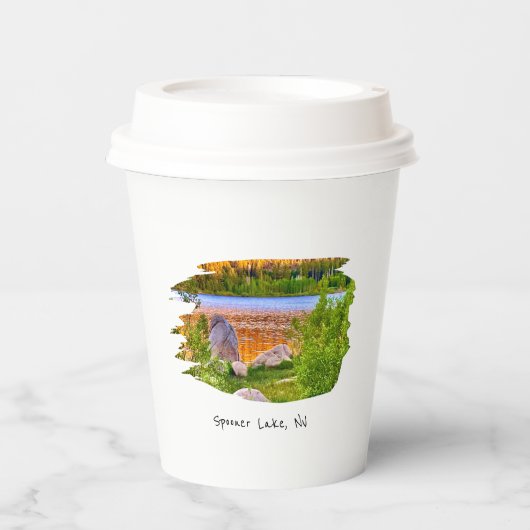 Spooner Lake Papieren Bekers (Voorkant)