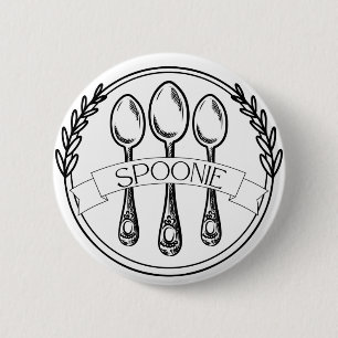 Spoonie Chronic Illness Awareness Button