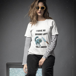 Spoonie gigt lepel theorie chronische pijn krijger t-shirt