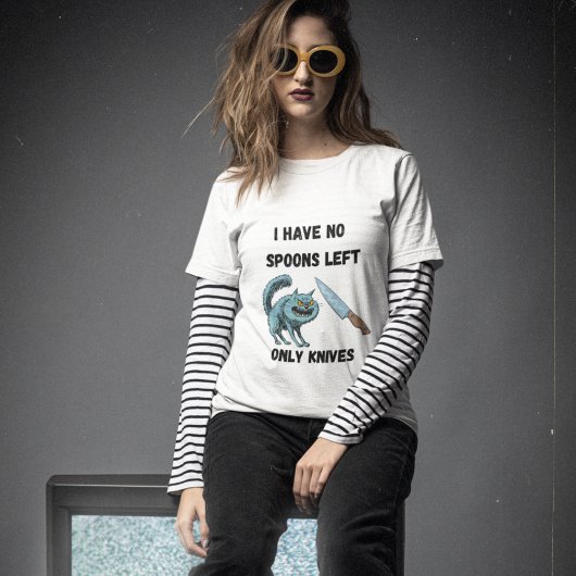 Spoonie gigt lepel theorie chronische pijn krijger t-shirt