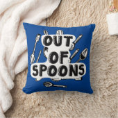 Spoonie onzichtbare invaliditeit verborgen lepel kussen (Deken)