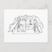 Spoonie-Pillow/Blanket Fort-Chronic Illness Briefkaart (Voorkant)