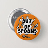 Spoonie pin badge ronde button 5,7 cm (Voorkant /achterkant)