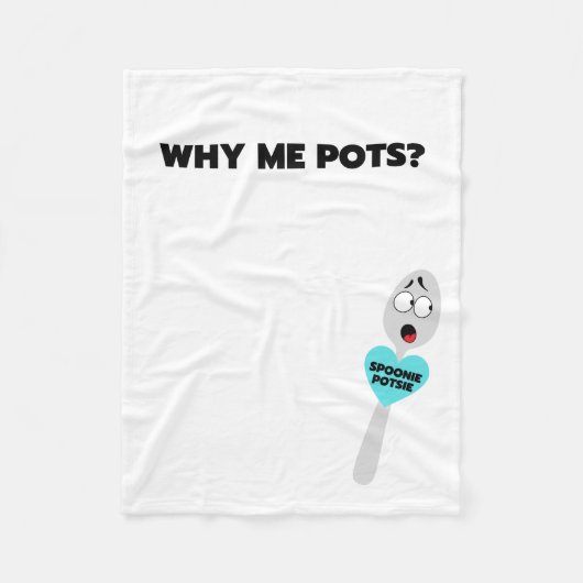 Spoonie Potsie Fleece Deken (Voorkant)