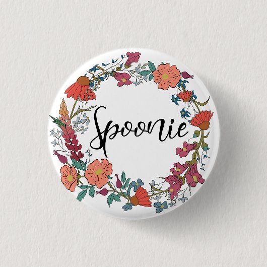 Spoonie Ronde Button 3,2 Cm (Voorkant)