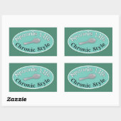Spoonie Style - Diner Green Rechthoekige Sticker (Vel)