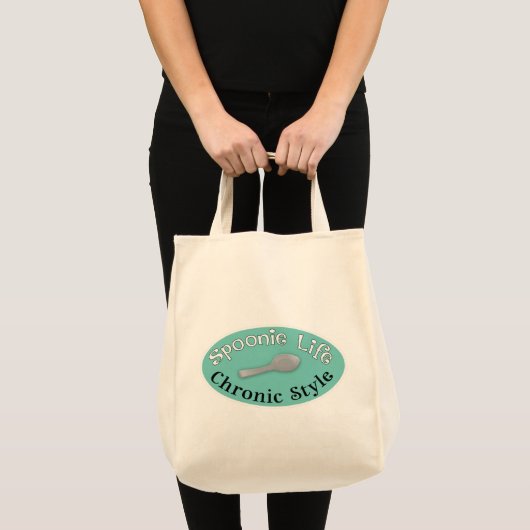 Spoonie Style - Diner Green Tote Bag (Voorkant (product))