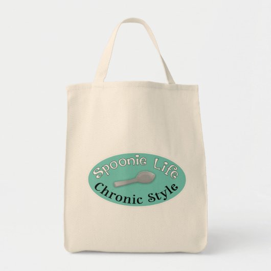 Spoonie Style - Diner Green Tote Bag (Voorkant)
