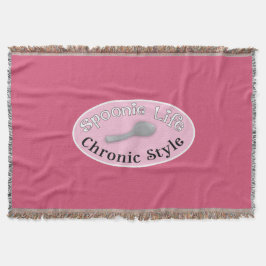 Spoonie Style - Roze Deken