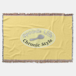 Spoonie Style - Zacht geel Deken