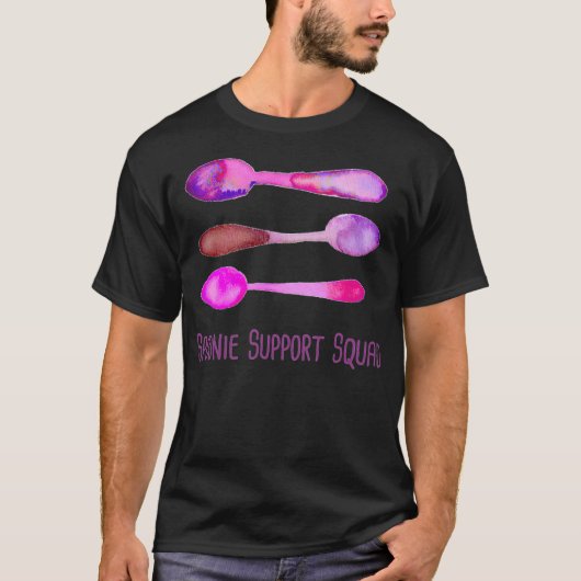 Spoonie Support Squad kerstmis - T-shirt (Voorkant)