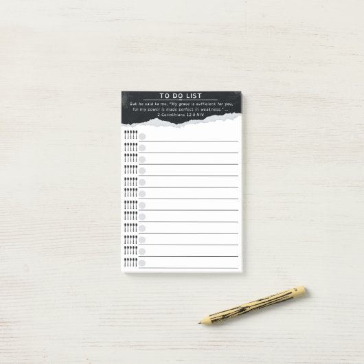 Spoonie To-Do List Post-it® Notes (Op bureau)