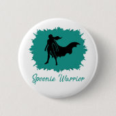 Spoonie Warrior (heldere) Button (Voorkant)