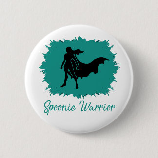 Spoonie Warrior (heldere) Button