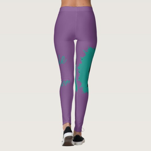 Spoonie Warrior (heldere logo) Leggings van vrouwe (Achterkant)