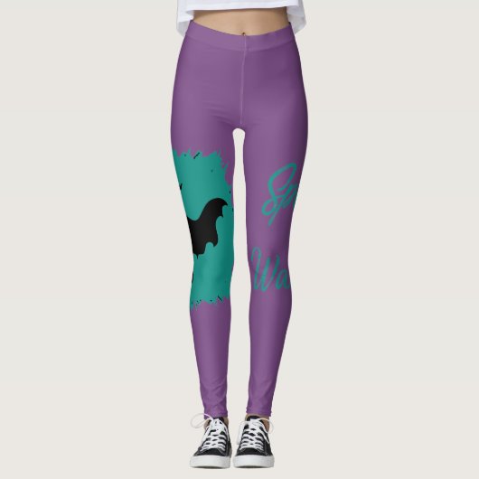Spoonie Warrior (heldere logo) Leggings van vrouwe (Voorkant)