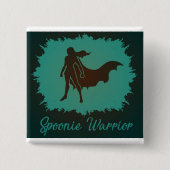 Spoonie Warrior (met achtergrond) Button (Voorkant)
