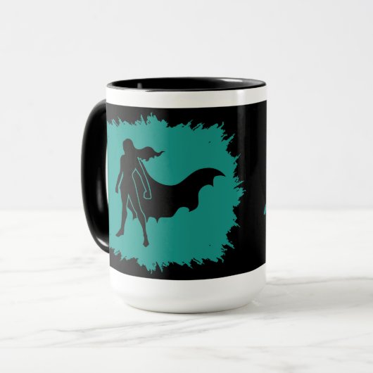 Spoonie Warrior Ringer Mok (Voorkant links)