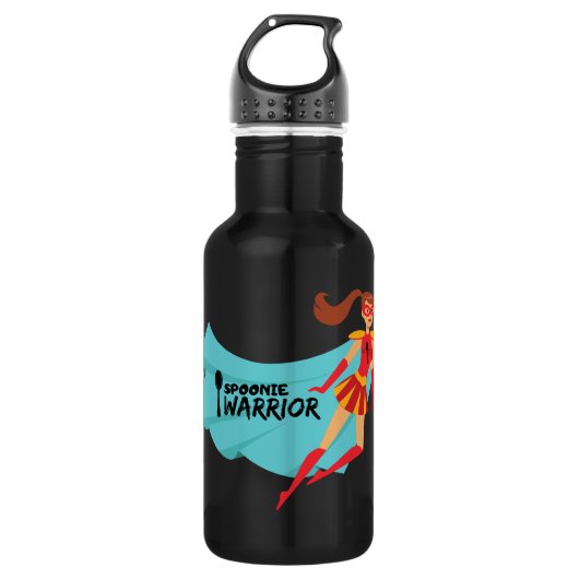Spoonie Warrior Waterfles (Voorkant)