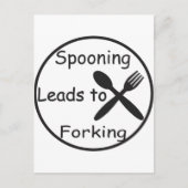 Spooning leidt tot forceren briefkaart (Voorkant)