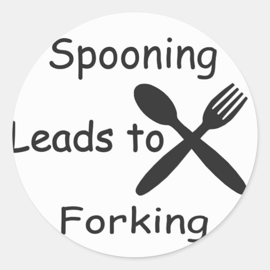 Spooning leidt tot forceren ronde sticker (Voorkant)