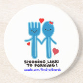 Spooning leidt tot het forceren van Onderzetters (Voorkant)