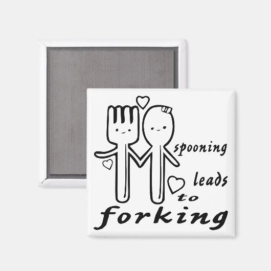 Spooning leidt tot het voorschrijven #USAPatriotGr Magneet (Voorkant / Achterkant)