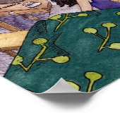 Spooning Pug Poster (Hoek)