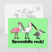 Spoonrekeningen Rock! Briefkaart (Voorkant / Achterkant)