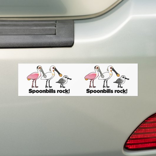 Spoonrekeningen Rock! Bumpersticker (Op auto)