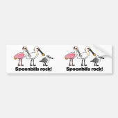 Spoonrekeningen Rock! Bumpersticker (Voorkant)
