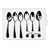 Spoons, laten we Spoon Cuddling Spooning Humor (Voorkant Horizontaal)