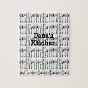 Spoons Utensils Jigzaag Puzzle Daisy Legpuzzel