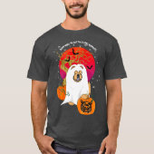 SPOOOKY BOO-DOG dark tee shirts - pas tekst aan (Voorkant)