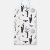 SPOOOKY HALLOWEEN CASTLES TREES BATS MOONS CADEAULABEL (Voorkant)